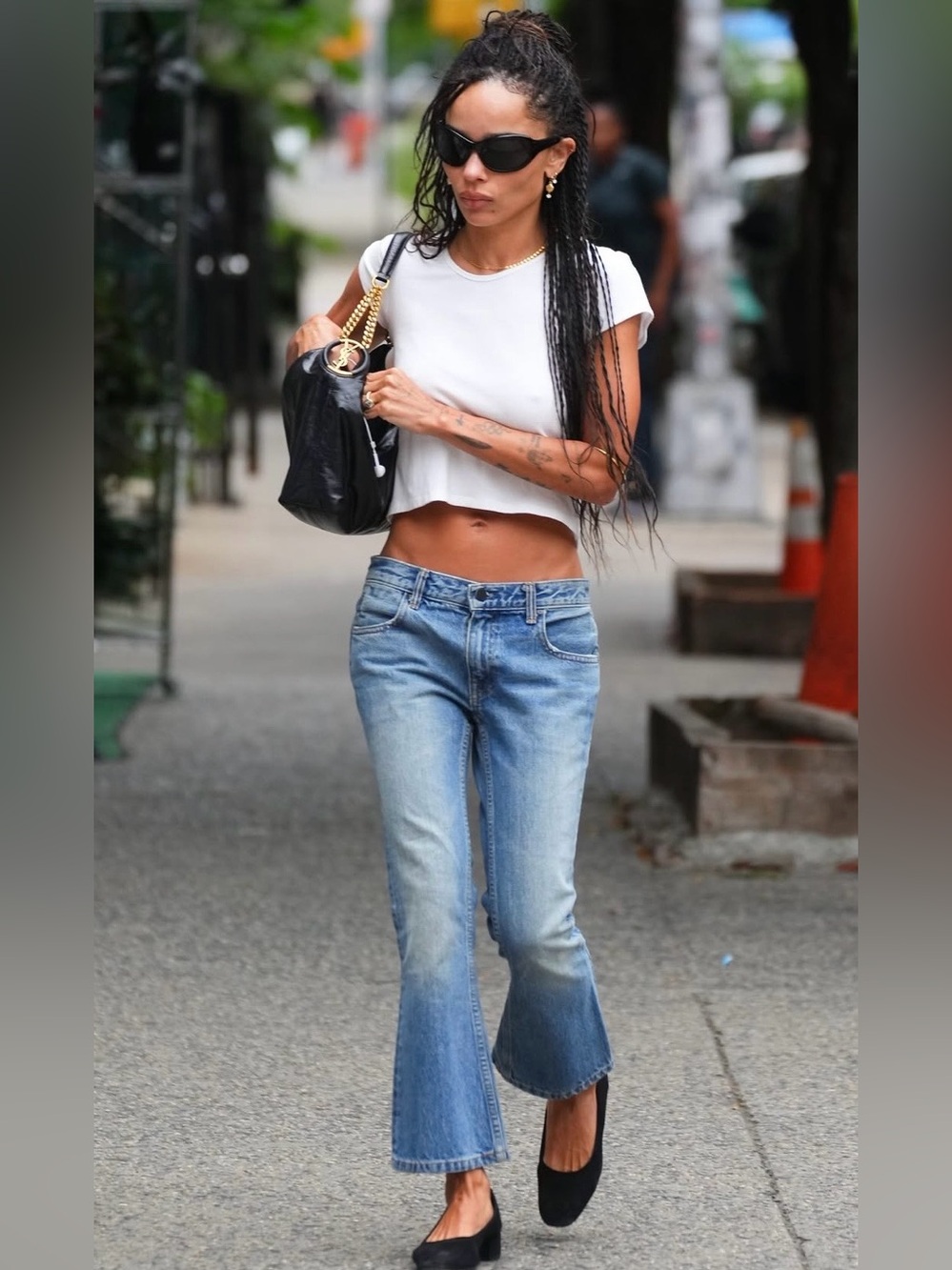 Alexander Wang Trap Jeans sz 25 as seen on Zoë Kravitz